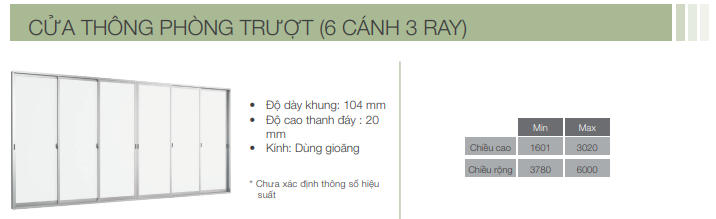 CỬA ĐI WE70 TOSTEM