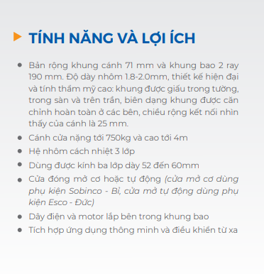 CỬA TRƯỢT ALUPROF