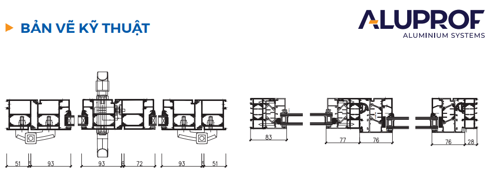 CỬA ALUPROF MB70