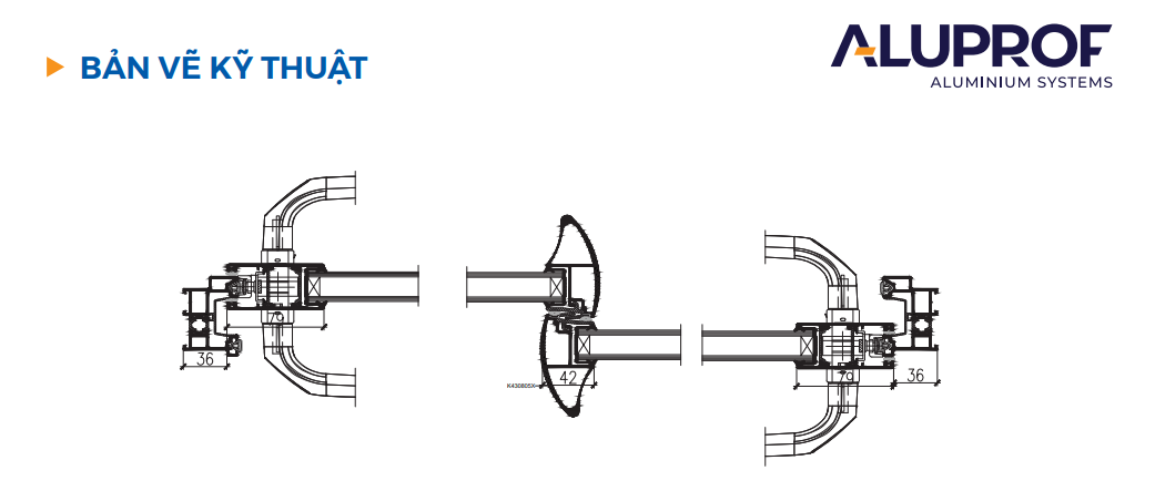 hệ cửa trượt aluprof