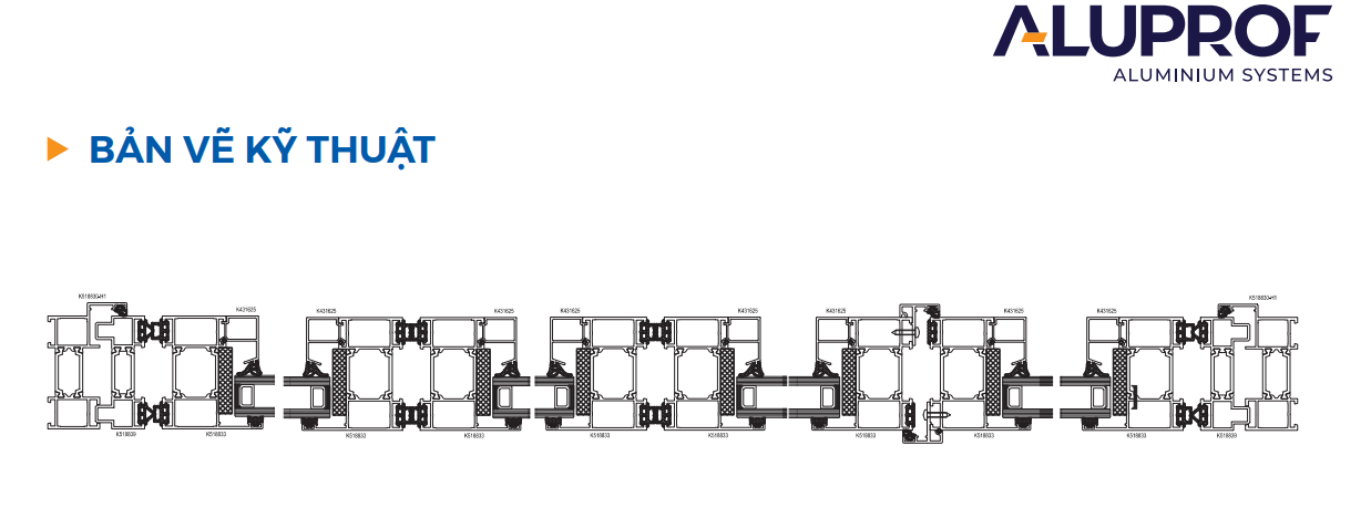 CỬA XẾP TRƯỢT ALUPROF