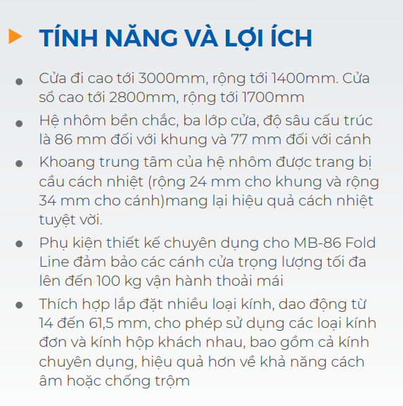 CỬA XẾP TRƯỢT ALUPROF