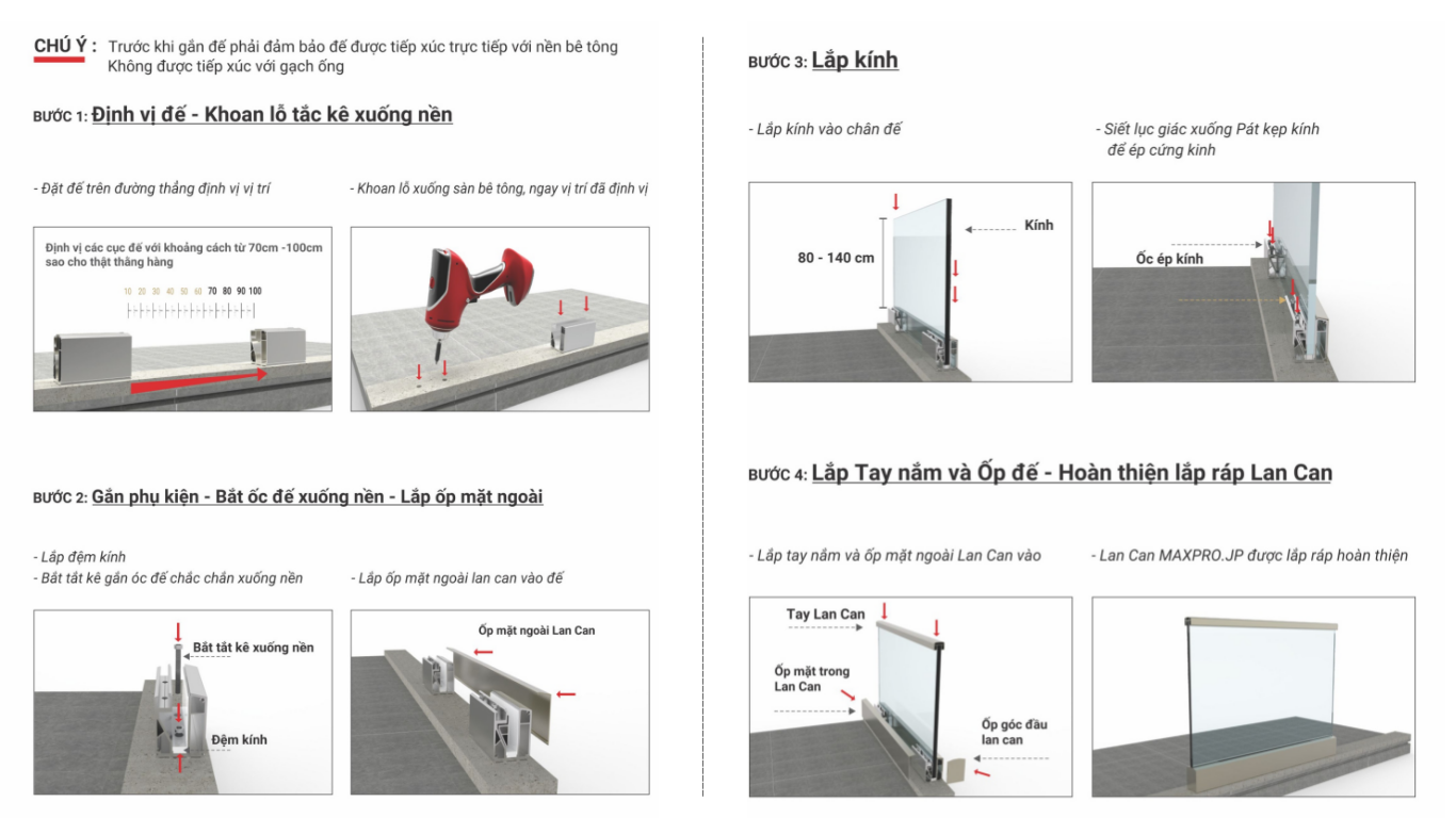 QUY TRÌNH LẮP ĐẶT