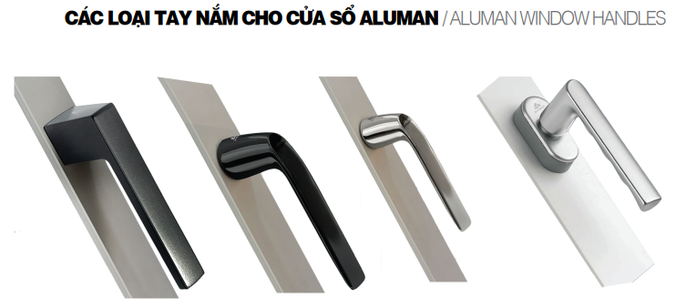 TAY NẮM CỬA SỔ ALUMAN