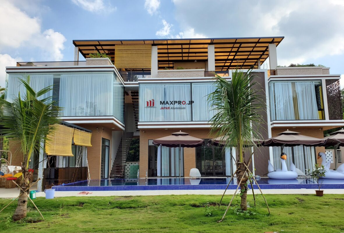 công trình sử dụng cửa nhôm Maxpro