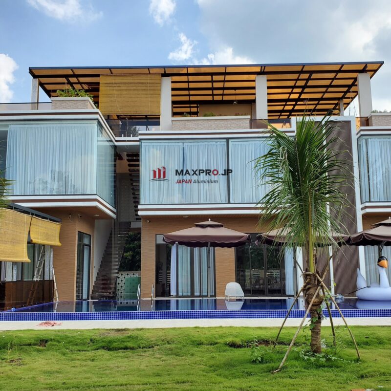 công trình sử dụng cửa nhôm Maxpro