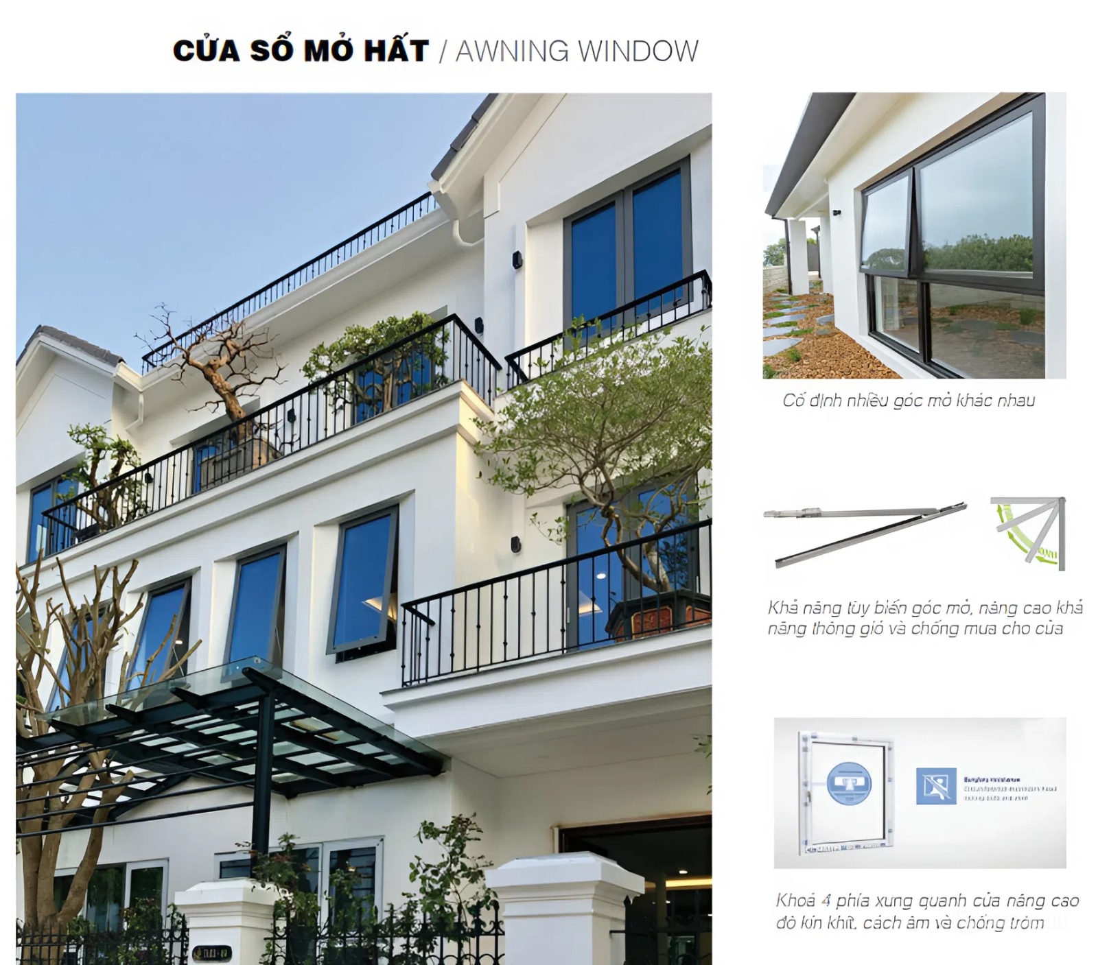 cửa sổ mở hất