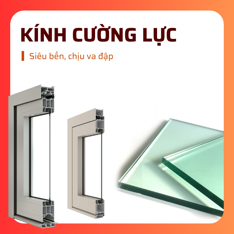 KÍNH CƯỜNG LỰC NHÔM KÍNH MINH LONG