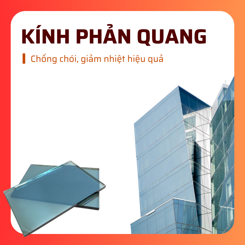 KÍNH PHẢN QUANG NHÔM KÍNH MINH LONG