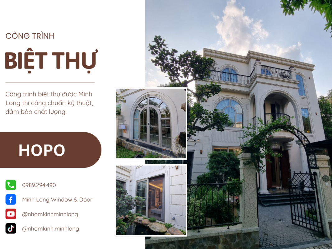 Hoàn thiện thi công cửa nhôm cao cấp HOPO tại Spendora, Hà Nội