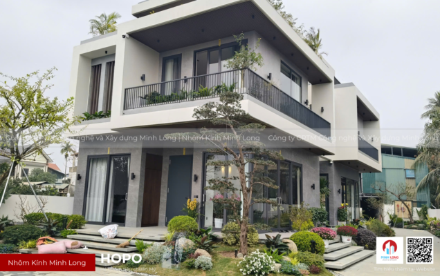 Công trình HOPO -Nhôm kính Minh Long thi công