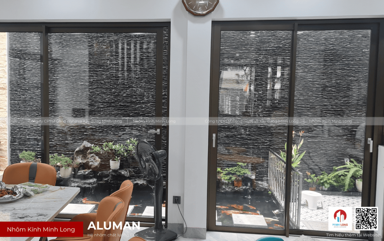Công trình cửa nhôm Aluman - nhôm kính minh long